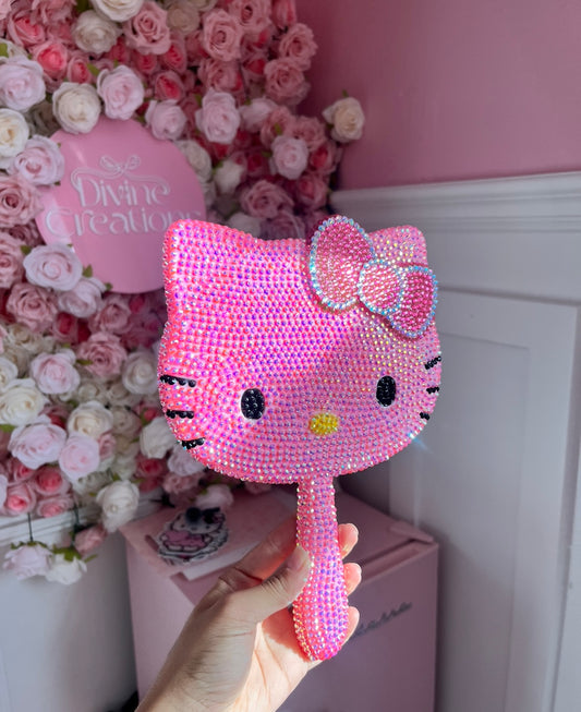 Hello kitty bling mirror